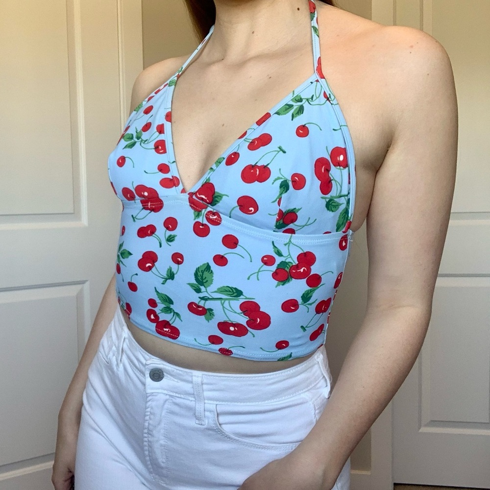 Cherry Print Tankini
